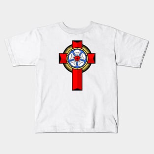 Illustration of theology and confession of faith Kids T-Shirt